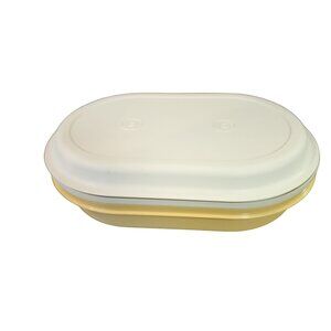Vintage Tupperware Oval Shaped Server Keeper